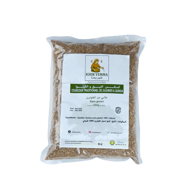 68.png Couscous traditionnel de jujubier + quinoa (sans gluten) 500g