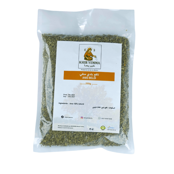 Anis beldi trié et lavé 250g
