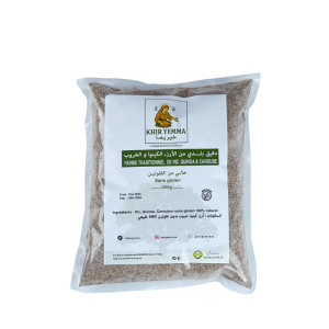 Farine traditionnelle de riz + quinoa + caroubier (sans gluten) 500g