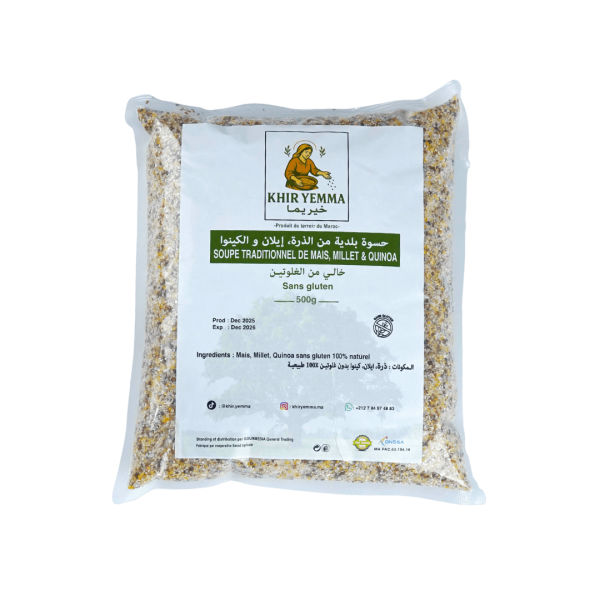 82.png Soupe traditionnelle de mais + millet + quinoa (sans gluten) 500g