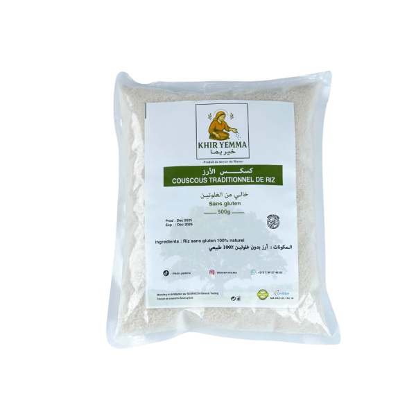 90.png Couscous traditionnel de riz (sans gluten) 500g