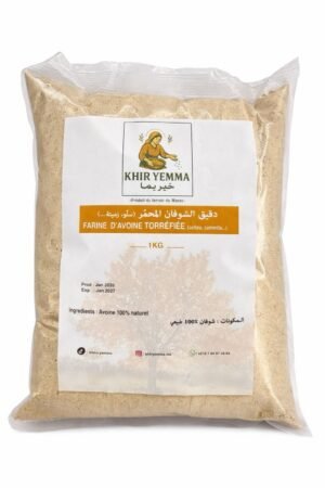 Farine d'avoine Torréfiée (sellou, zammita...)	1 kg