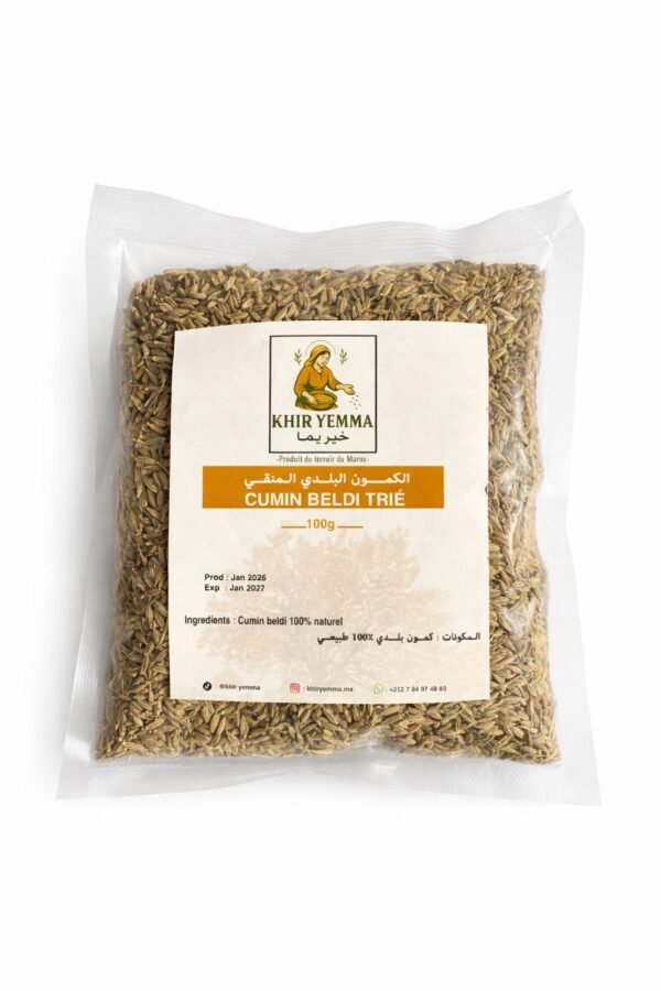 Cumin Beldi trié et lavé