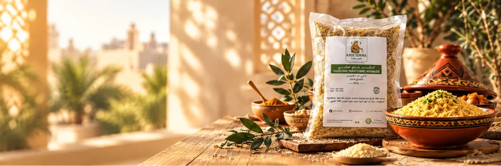 Produits Khir Yemma sur une table marocaine