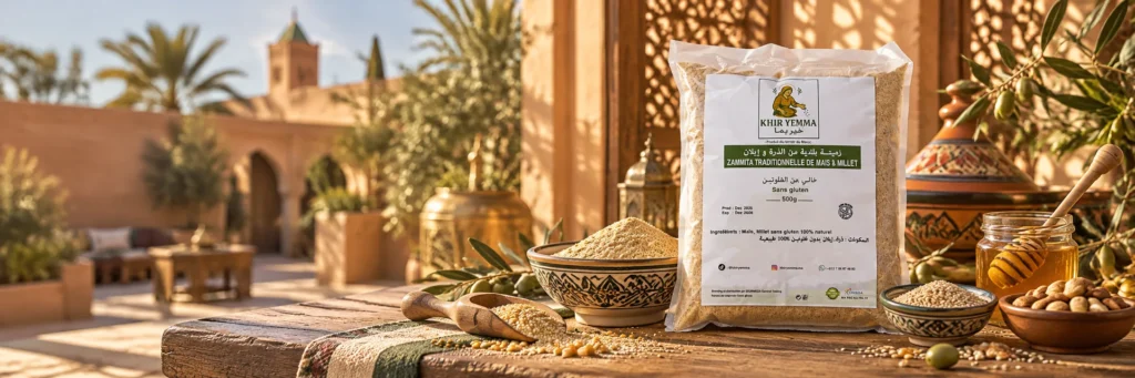 Produits Khir Yemma sur une table marocaine